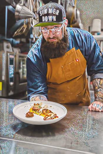 Chef Duke Kroger, of Cinder restaurant.