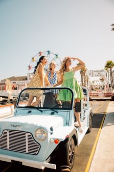 Electric MOKE Car Rentals, Newport Beach