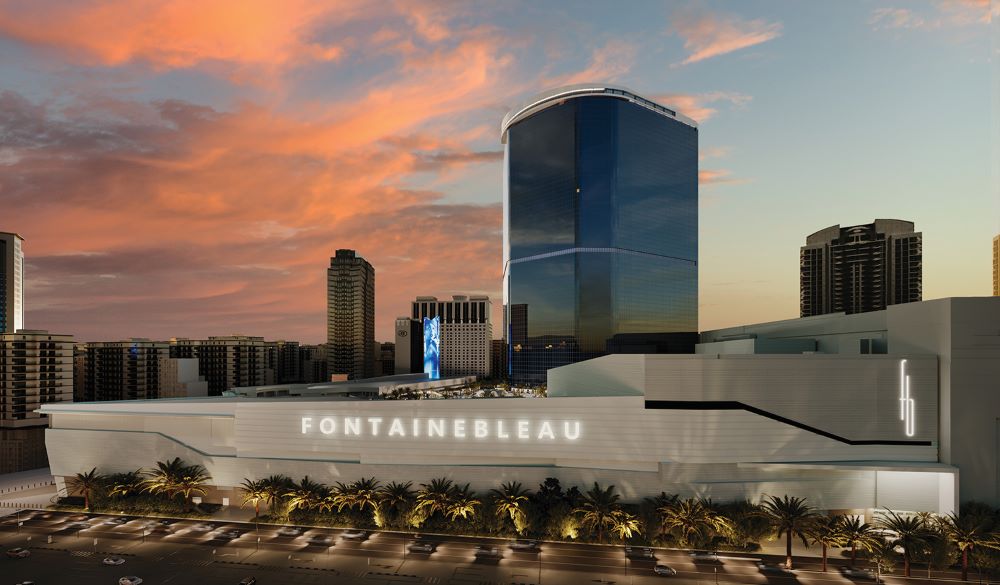 Exterior of Fontainebleau Las Vegas.