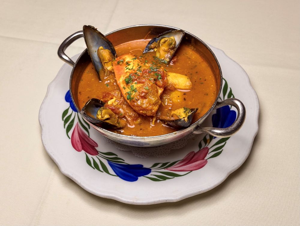 Dish from L'Auberge Chez Francois