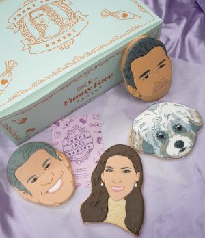 Cerbelli Creative team made into cookies by Funny Face Bakery.