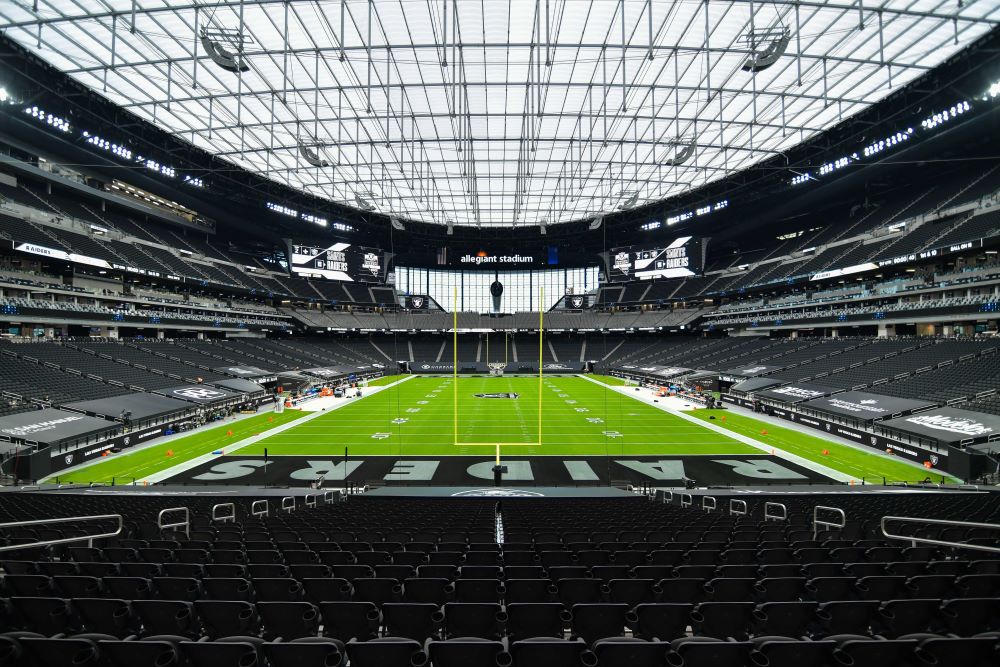 Field of Allegiant Stadium