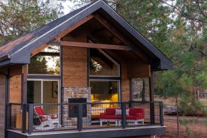 Cabin at Firefall Ranch at Yosemite.