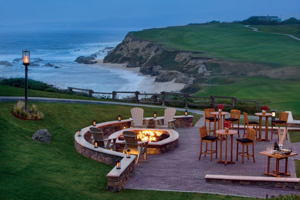 Firepit, The Ritz-Carlton, Half Moon Bay.