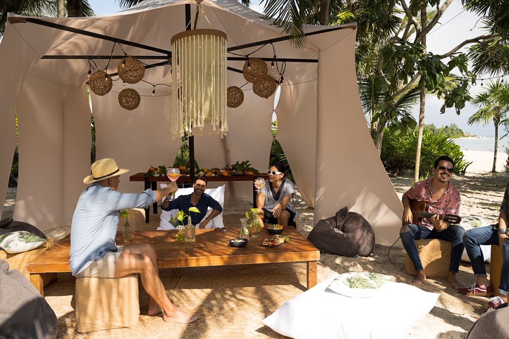 Glamping at Melia’s Paradisus resorts.