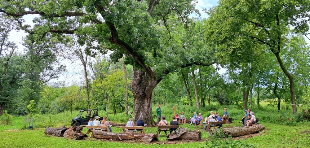 Group meeting at Prairiewoods