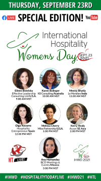 International Hospitality Women's Day guests.