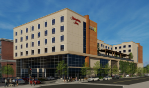 Hampton Inn Tucson rendering.