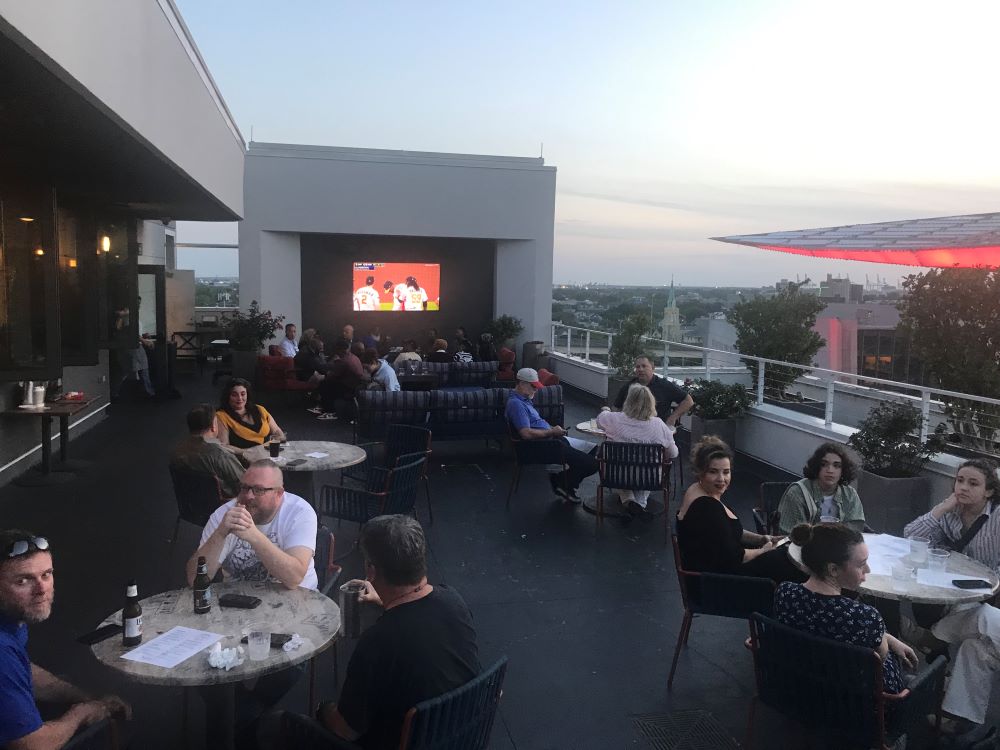 Photo of Rosie’s on the Roof, Higgins Hotel New Orleans.