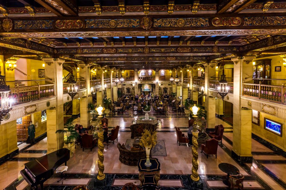 Lobby of Davenport Hotel, Autograph Collection.