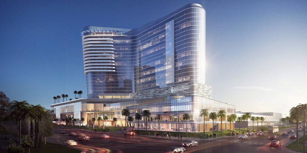 Omni Fort Lauderdale exterior hotel rendering.
