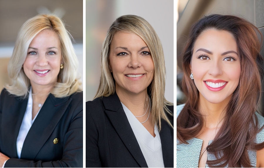 Photos of Gail Frazer (left), Amy Kramer (middle) and Kearstin Puricelli.