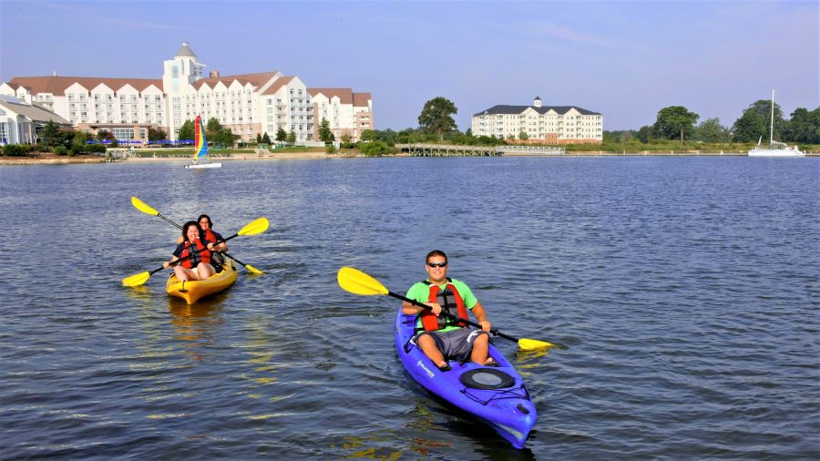 Hyatt Regency Chesapeake Bay Golf Resort, Spa and Marina kayaking.