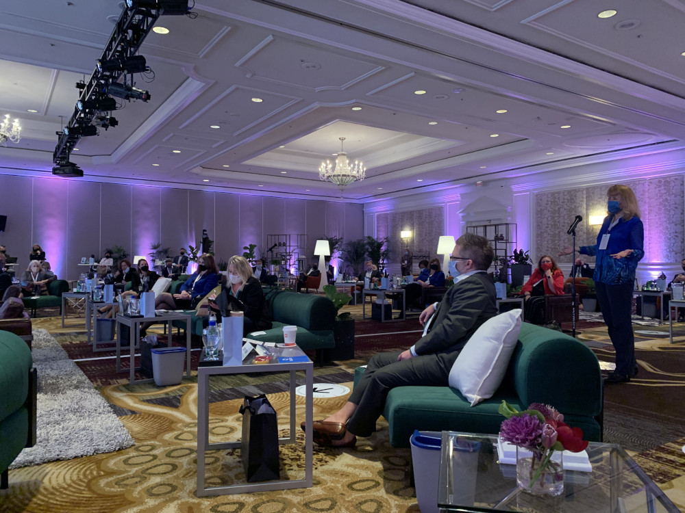 The audience at Marriott Connect With Confidence event