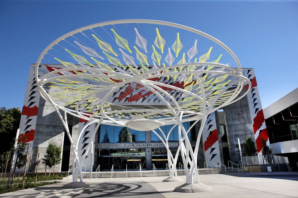 Idea Tree sculpture, San Jose Convention Center.