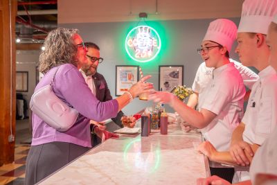 JWU student chefs at Culinary Arts Museum gala event