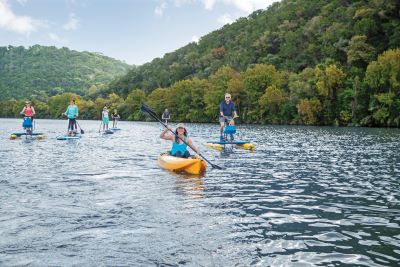 Kayak and Water Activities on Lake Austin