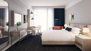 Kimpton The Forum Hotel Room, Photo Credit IHG Hotels & Resorts