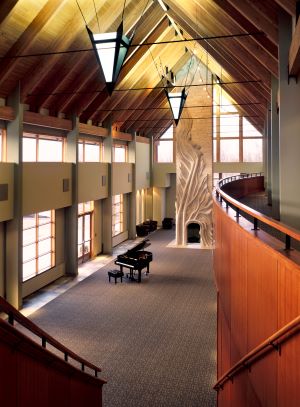 Kuttemperoor Grand Hall From Balcony at Wilson Center in Brookfield