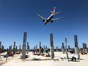 LAX New Intermodal Transportation Facility-West construction.