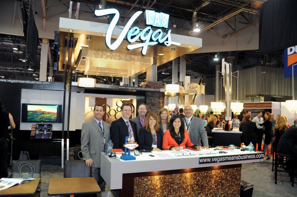 LVCVA staff at IMEX America, 2012