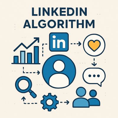 LinkedIn algorithm graphic