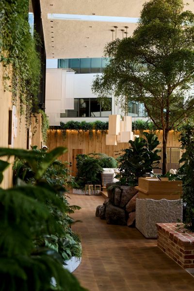 Lobby at 1 Hotel Copenhagen. Credit: Mikkel Vang.