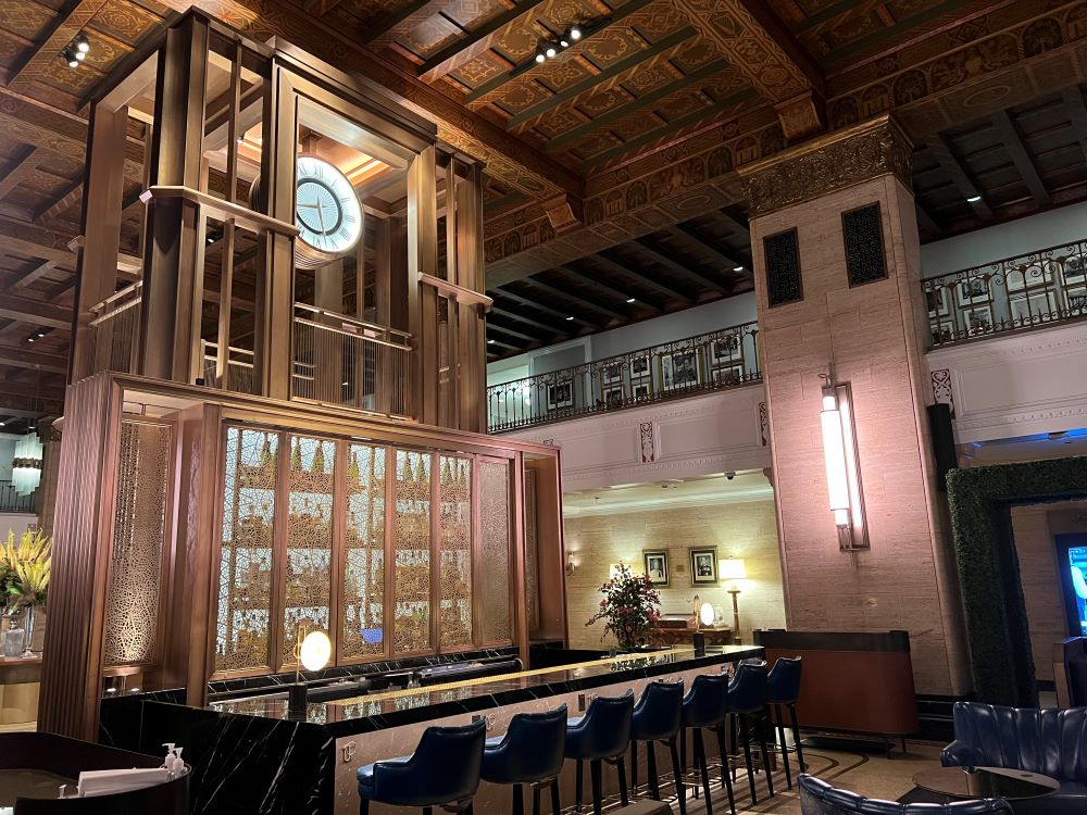 Lobby bar at Fairmont Royal York