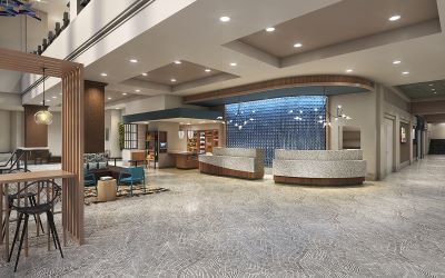 Hiltons in Toledo Lobby