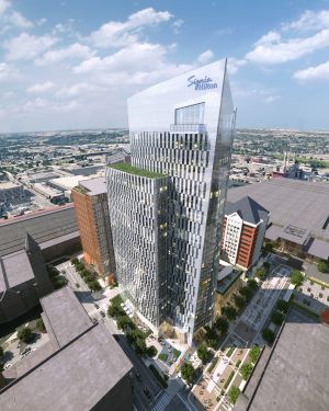 Rendering of Signia by Hilton Indianapolis.