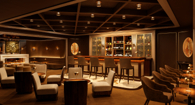 Lusso Lounge Siren Bar rendering. Credit: The Venetian Resort Las Vegas