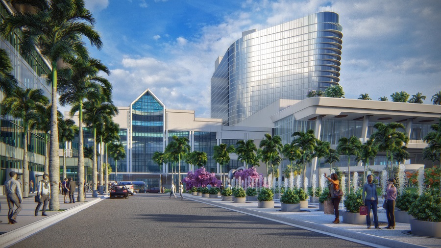 Greater Fort Lauderdale/Broward County Convention Center Expansion Rendering