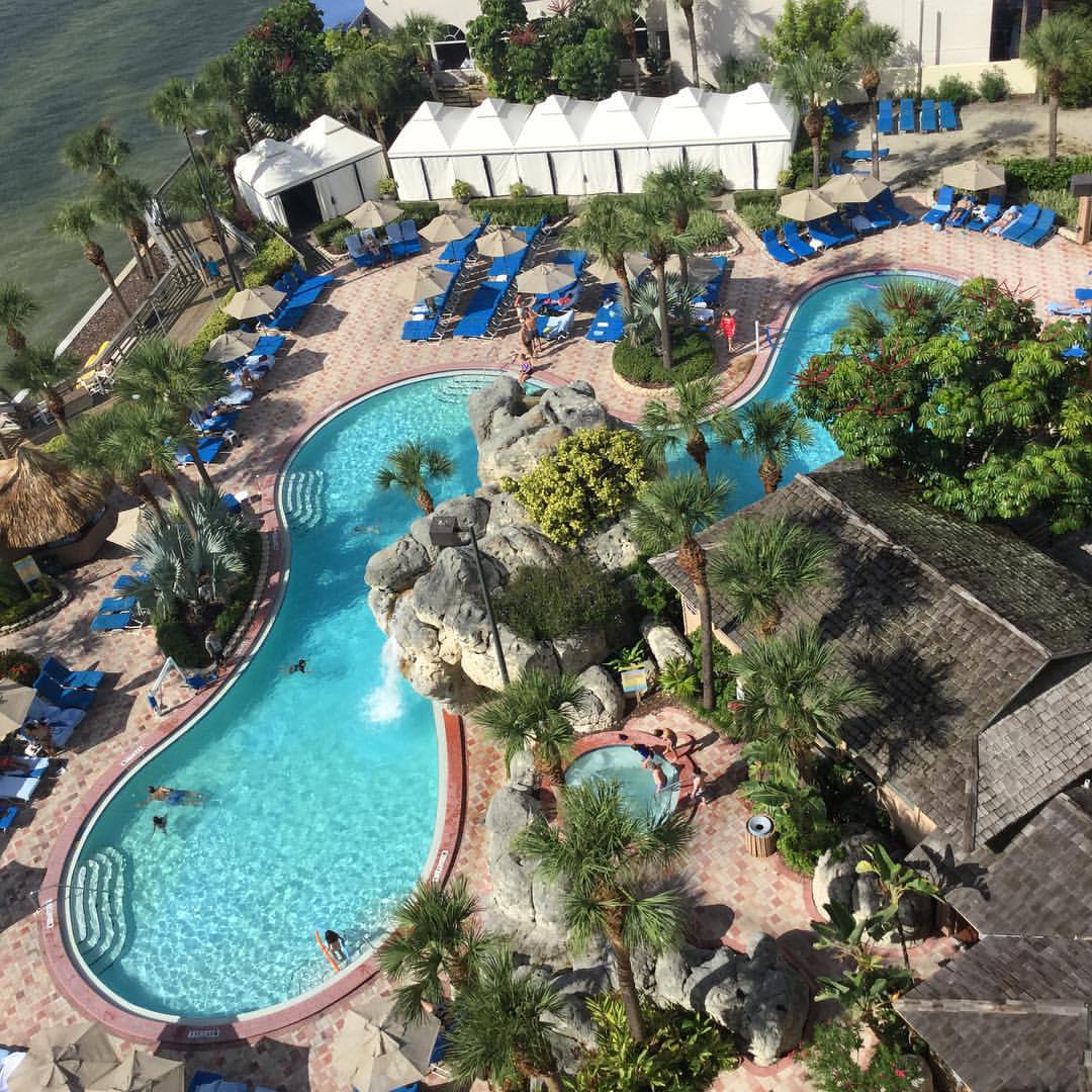 Clearwater Beach Marriott pool area