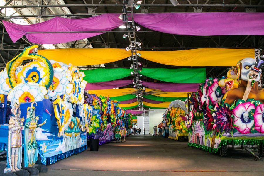 Mardi Gras World.