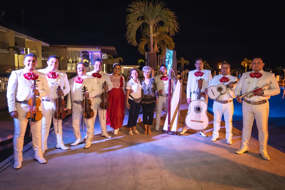 Los Cabos, Mexico, Mariachi Band Playing at Achieve Farewell Event.