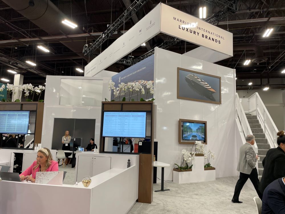 Marriott International Luxury Brands Booth at IMEX America 2022