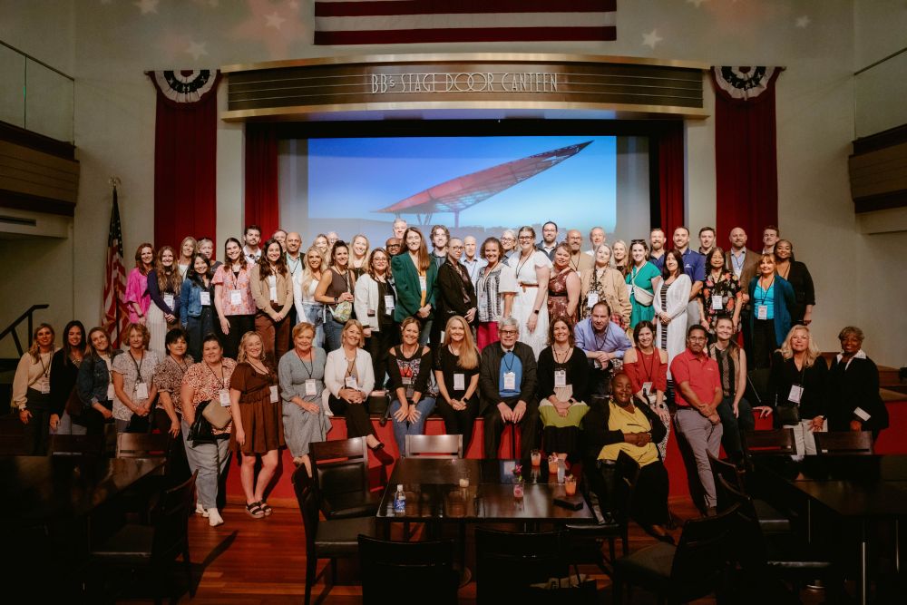Meetings Today Live! South group photo at The National WWII Museum.