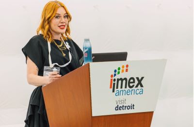 Megan Henshall at IMEX America 2022