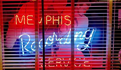 Memphis Recording Service sign at Sun Studio