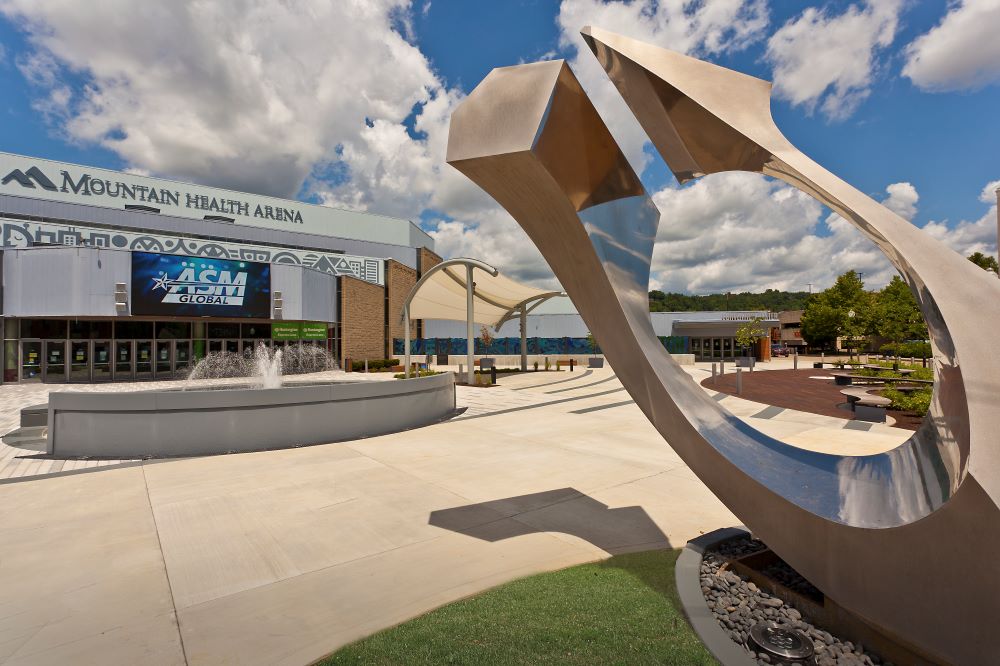 Photo of Mountain Health Arena Convention Center.