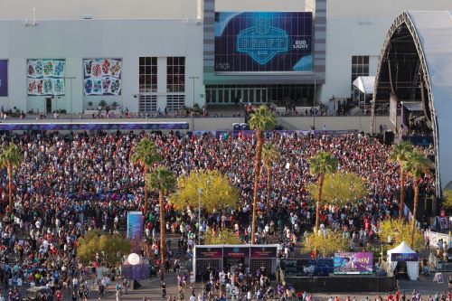 NFL Draft Day One. Credit: Las Vegas News Bureau