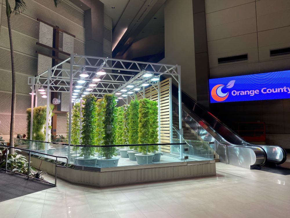 Aeroponic Towers at Orange County Convention Center