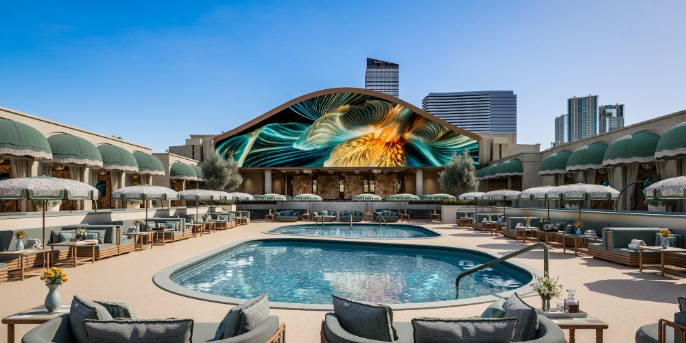 OMNIA Dayclub & Skybar rendering.