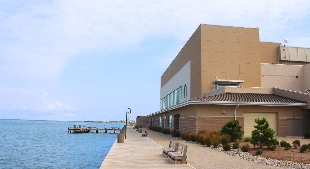 Roland E. Powell Convention Center waterfront location