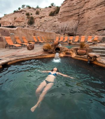 Ojo Caliente Resort Mineral Waters. Credit: Ojo Spa Resorts