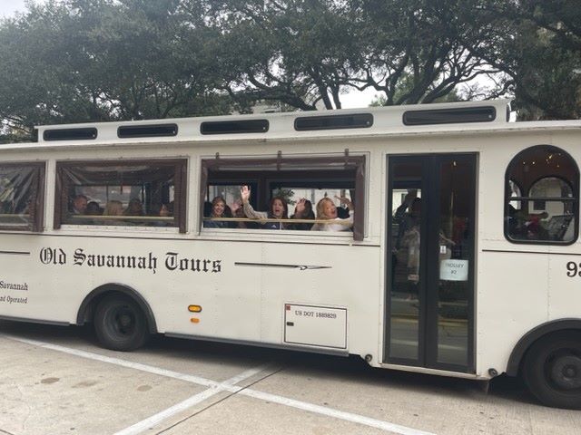 Savannah Trolley Tours Meetings Today LIVE! South excursion.
