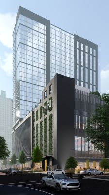 Omni Raleigh Hotel Rendering