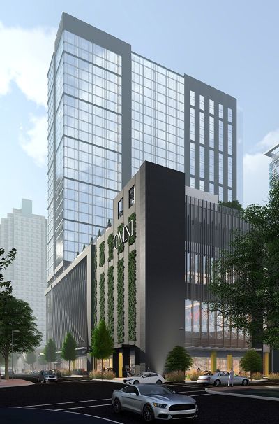 Omni Raleigh Hotel rendering 
