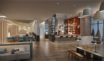 Omni Tempe Hotel at ASU Lobby Bar Rendering