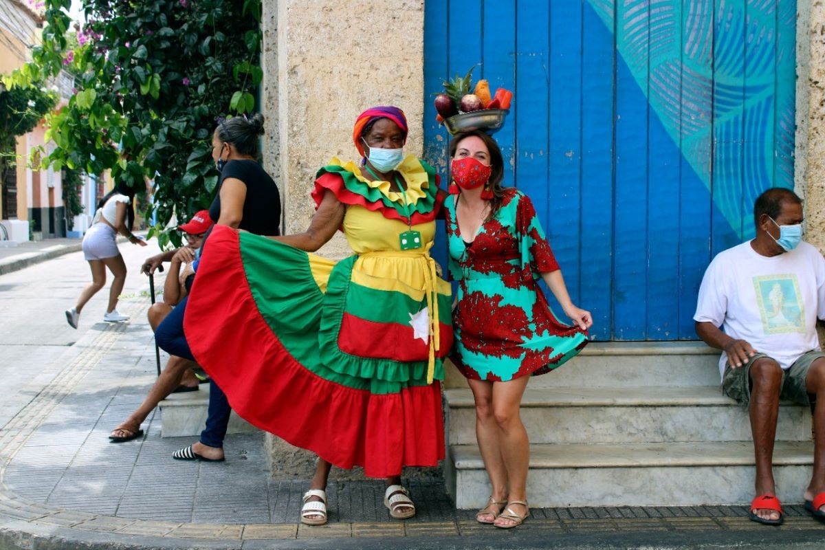 Ashley with a palanquera